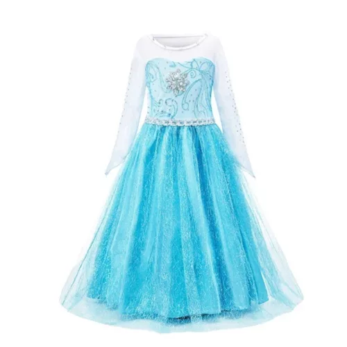 Robe La Reine des Neiges – Costume magique pour fille – Déguisement féerique Elsa – Cadeau idéal princesse