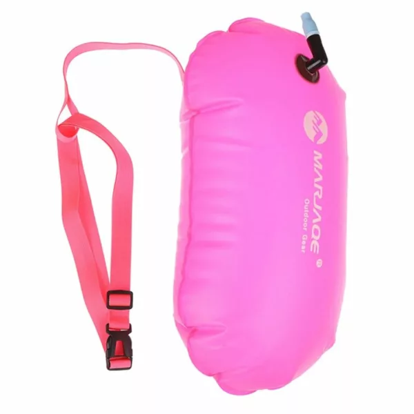Sac de natation gonflable – Flotteur étanche 2-en-1 pour sécurité et rangement en eau libre
