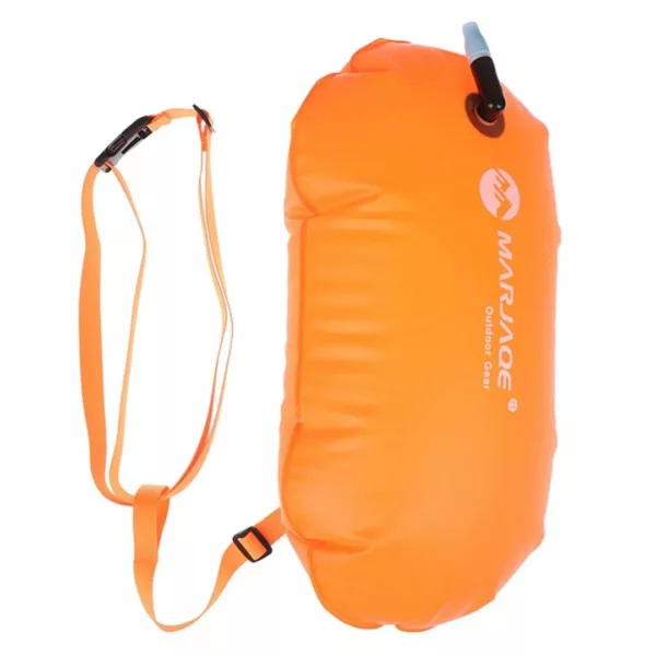 Sac de natation gonflable – Flotteur étanche 2-en-1 pour sécurité et rangement en eau libre