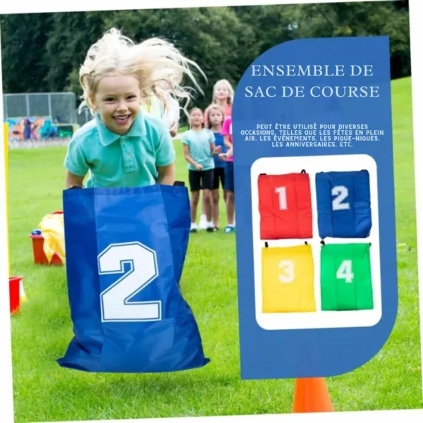 Sac de saut kangourou – Jeu sportif amusant pour enfants – Développe coordination et motricité