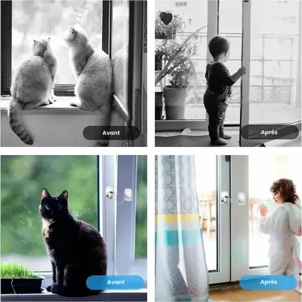 securite enfant fenetre – Verrou de sécurité anti-ouverture pour protéger bébé et enfant à la maison