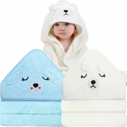 Serviette de bain enfant – Douce et ultra-absorbante, idéale pour peau sensible après le bain ou la piscine