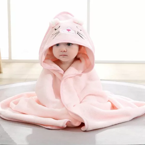 Serviette de bain enfant – Douce et ultra-absorbante, idéale pour peau sensible après le bain ou la piscine