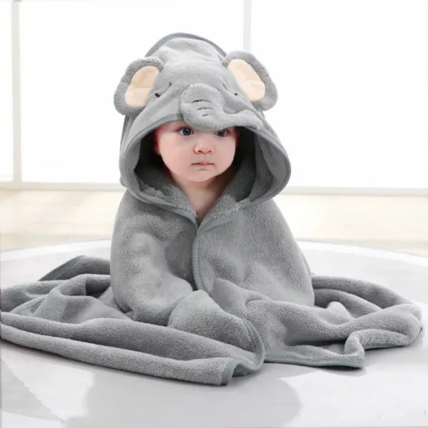 Serviette de bain enfant – Douce et ultra-absorbante, idéale pour peau sensible après le bain ou la piscine