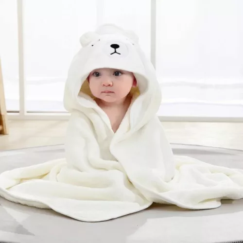 Serviette de bain enfant – Douce et ultra-absorbante, idéale pour peau sensible après le bain ou la piscine