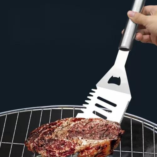 Set ustensiles barbecue avec mallette – Kit complet en acier inoxydable pour grillades parfaites en extérieur