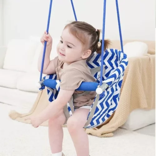 Siège balançoire pour bébé – Sécurité et confort doux en bois naturel pour des moments d’éveil joyeux à la maison