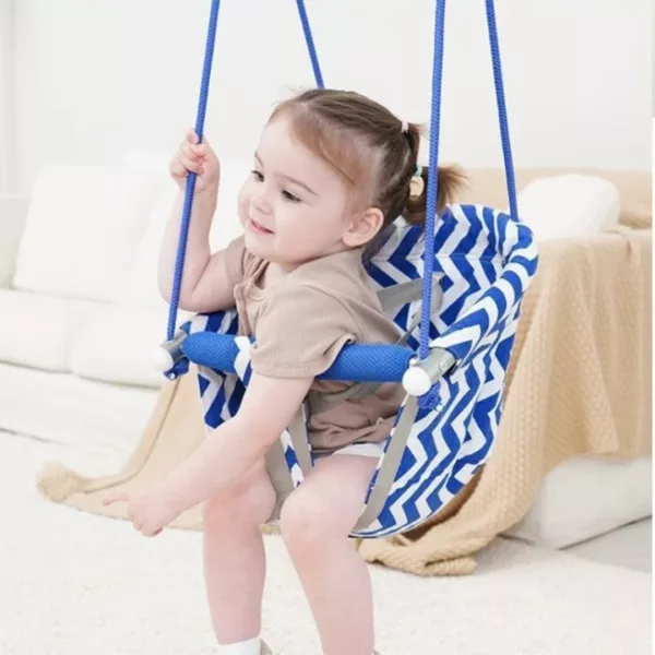 Siège balançoire pour bébé – Sécurité et confort doux en bois naturel pour des moments d’éveil joyeux à la maison