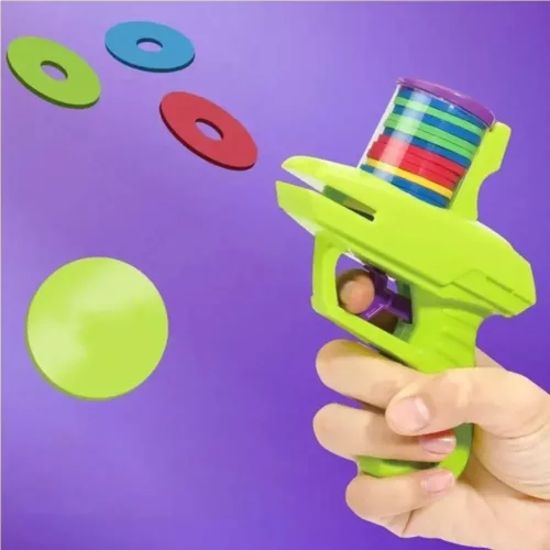 Soucoupe volante lanceur de disque – Jouet volant rapide et amusant pour enfants – Activité extérieure interactive