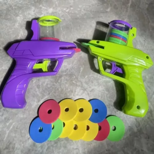 Soucoupe volante lanceur de disque – Jouet volant rapide et amusant pour enfants – Activité extérieure interactive