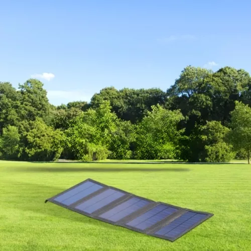 Support solaire recharge camping – Énergie gratuite en plein air, idéal pour bivouac et randonnées autonomes