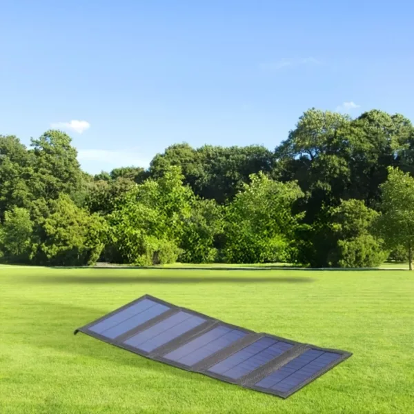 Support solaire recharge camping – Énergie gratuite en plein air, idéal pour bivouac et randonnées autonomes