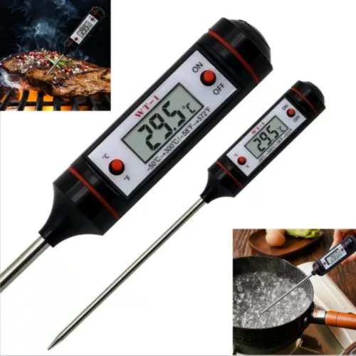 Thermomètre cuisson viande barbecue – Cuisson précise sans fail – Idéal grillades, four et viande saignante