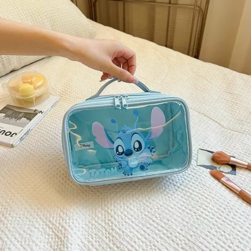 Trousse de toilette stitch – Compacte et mignonne pour enfants – Idéale voyages et organisation quotidienne