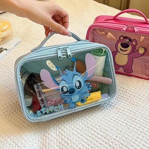 Trousse de toilette stitch – Compacte et mignonne pour enfants – Idéale voyages et organisation quotidienne