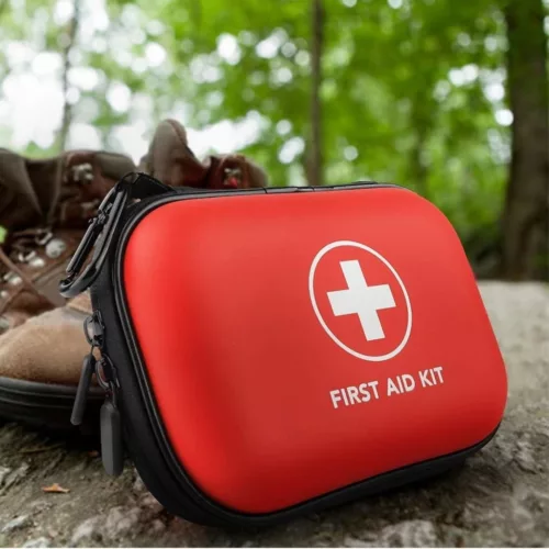 Trousse premiers secours randonnée – Compacte et étanche, idéale pour aventures en plein air et urgences imprévues