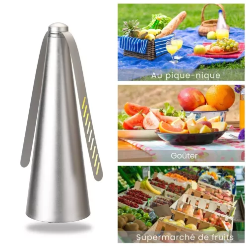 Ventilateur anti mouche – Repousse naturellement les insectes – Parfait pour repas en extérieur sans nuisibles