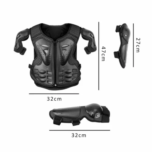 Veste moto enfant – Protection renforcée, style racing, sécurité optimale pour jeunes motards