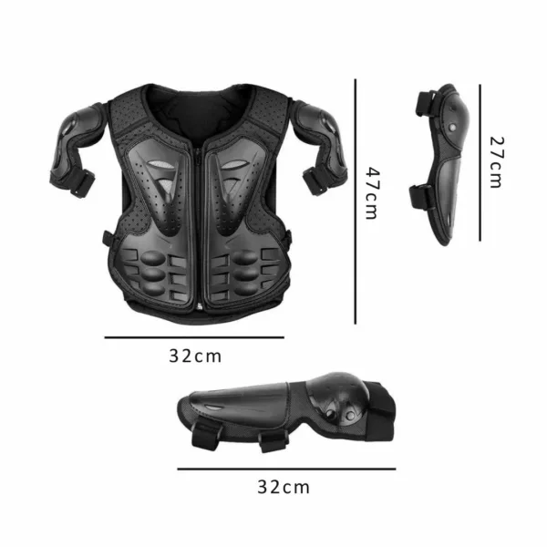 Veste moto enfant – Protection renforcée, style racing, sécurité optimale pour jeunes motards
