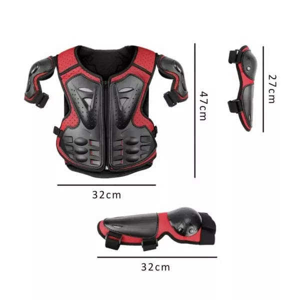 Veste moto enfant – Protection renforcée, style racing, sécurité optimale pour jeunes motards