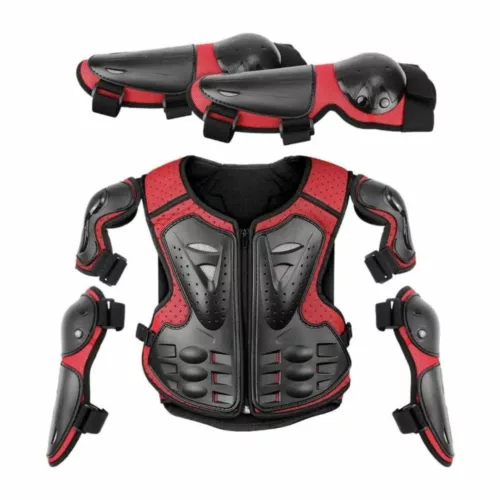 Veste moto enfant – Protection renforcée, style racing, sécurité optimale pour jeunes motards