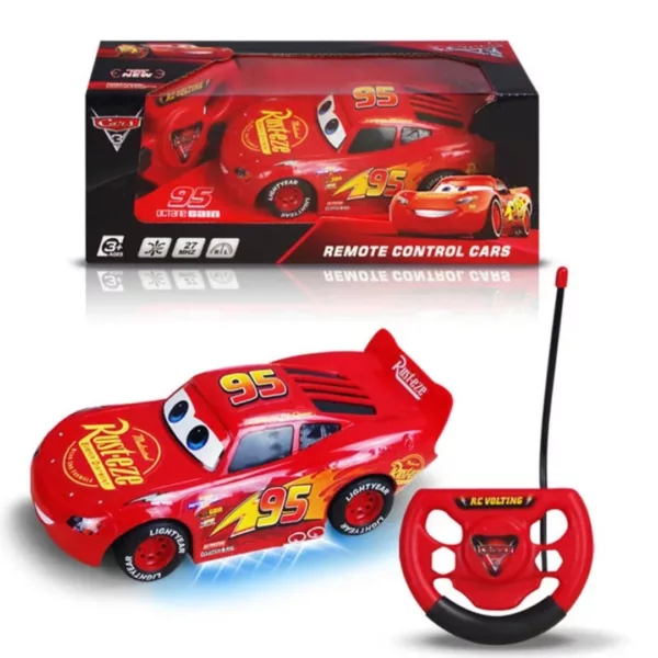 Voiture flash mcqueen – Jouet interactif pour enfant – Cadeau idéal pour fans de Cars – Résistante et réaliste