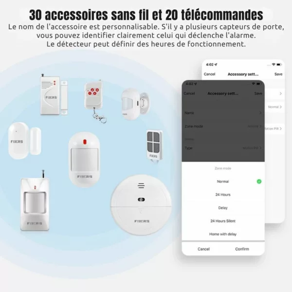 Alarme maison connectée sans fil autonome – Image 2