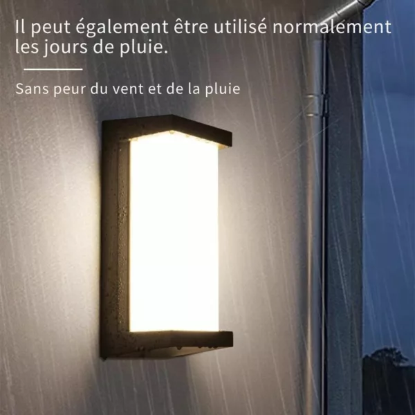 Applique murale extérieure avec détecteur – Image 2