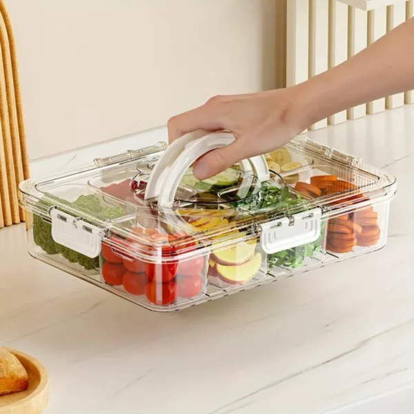 Boîte compartimentée pour snacks en voiture – Image 6