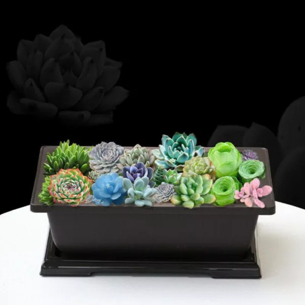 Cache pot terrasse en plastique recyclé – Image 3