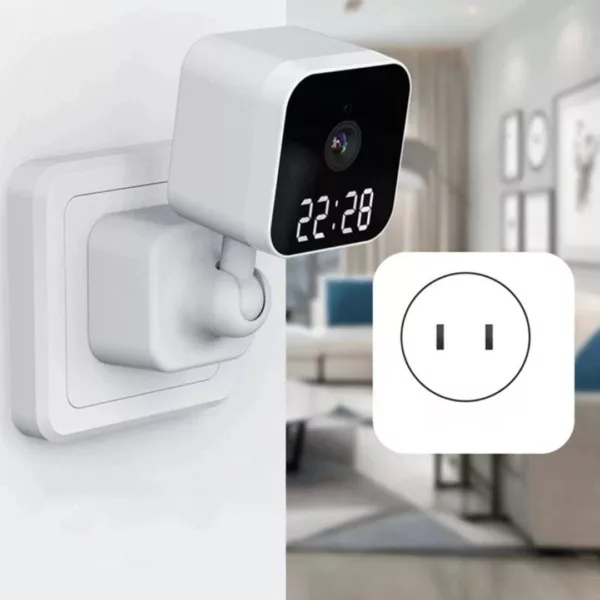 Caméra espion cachée dans horloge murale – Image 2