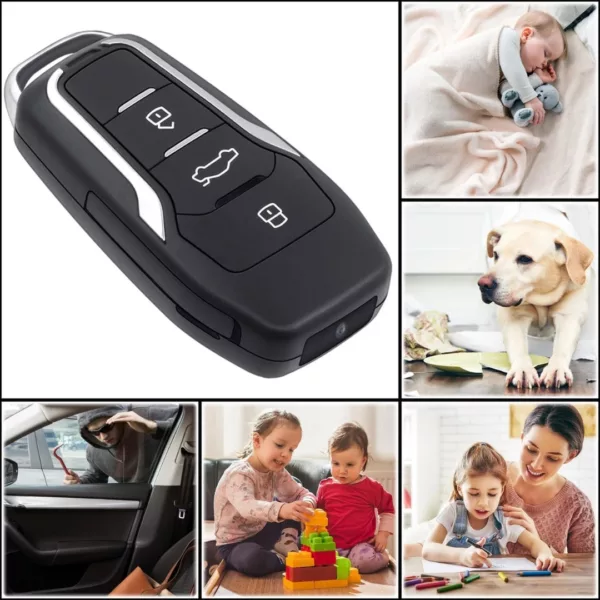 Caméra espion intégrée dans boîtier clé voiture – Image 2