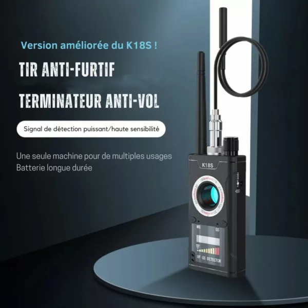 Détecteur espion multifonction lumière led intégrée – Image 2