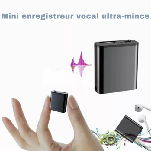 Enregistreur vocal discret dans télécommande factice