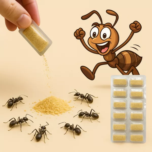 Granulés anti fourmis pour terrasse extérieur – Élimine les fourmis durablement, action rapide et efficace en plein air – Image 4