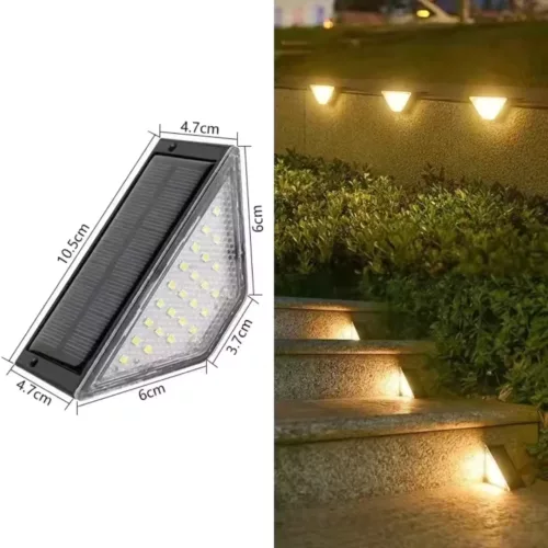 Lampe solaire extérieure pour escalier