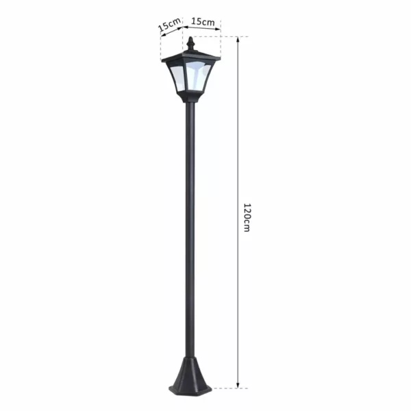 Lanterne extérieure sur pied pour jardin – Image 3
