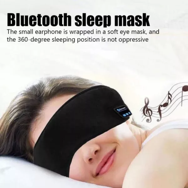 Masque de sommeil voyage avec bouchons d’oreilles – Image 4