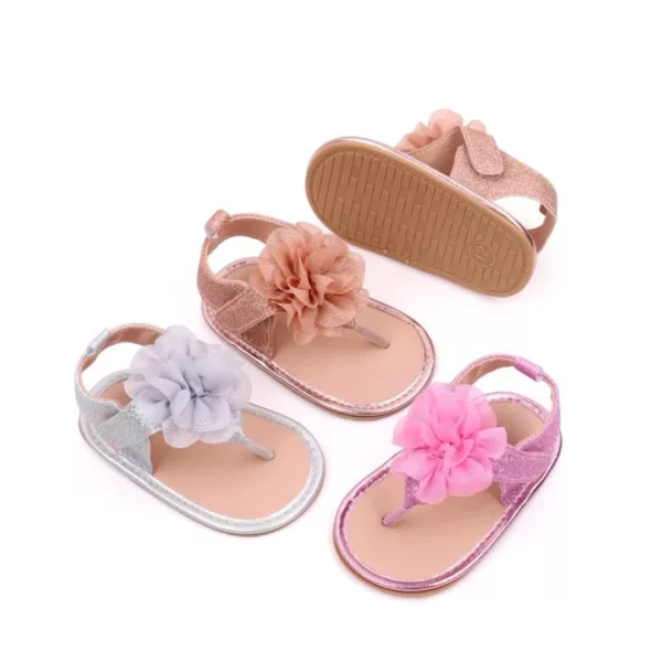 Nu-pieds fille fermeture scratch confort été – Image 4