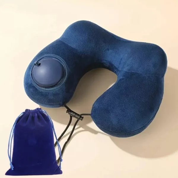 Oreiller de nuque gonflable pour voyage longue distance – Image 7