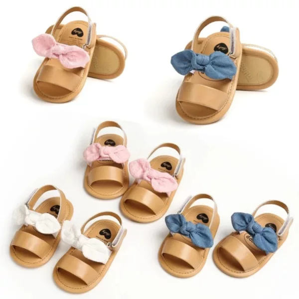 Sandales bébé cuir souple semelle intérieure – Image 2