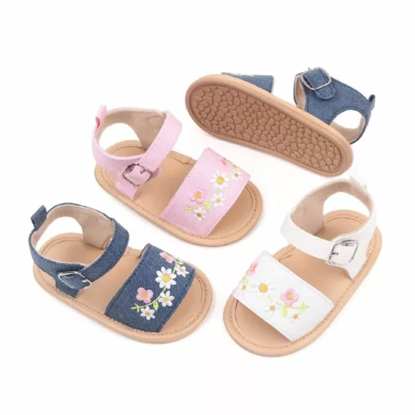 Sandales enfant pieds fins ajustables – Image 4
