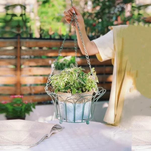Support suspendu pour pots de fleurs – Image 4