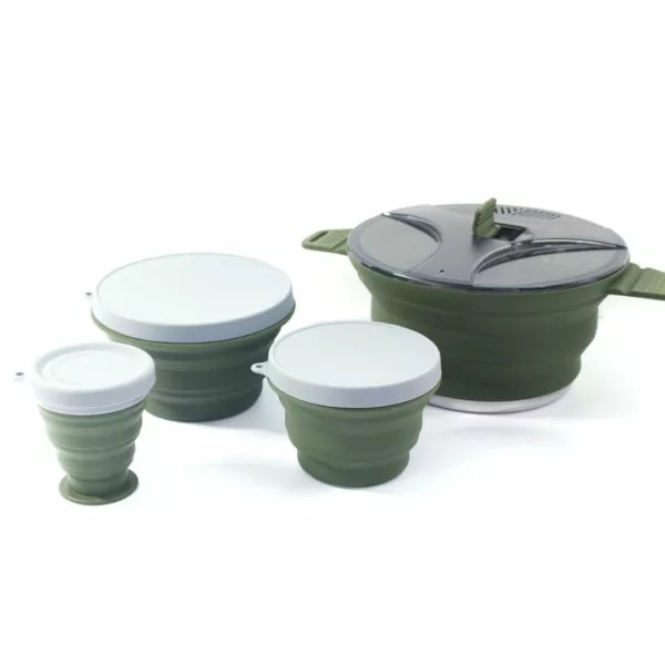 Ustensiles pliables silicone pour bivouac – légers, compacts et résistants pour cuisiner partout facilement – Image 7