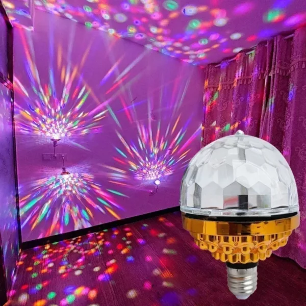 Lumière disco rotative à fixer plafond – Image 3