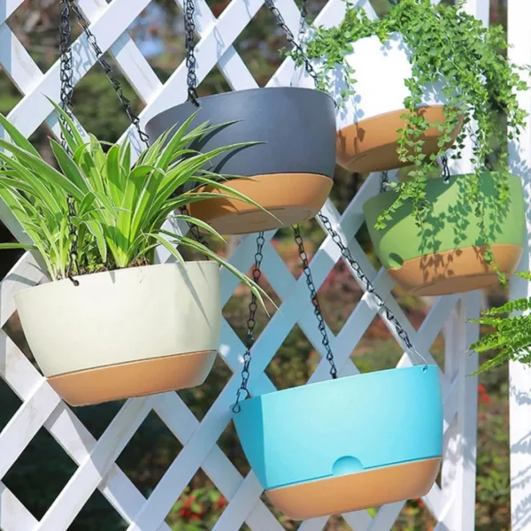 Jardinière suspendue balcon sans perçage – Installez vos plantes en un clin d'œil sans outils ni trous – Image 4