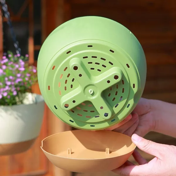 Jardinière suspendue balcon sans perçage – Installez vos plantes en un clin d'œil sans outils ni trous – Image 5