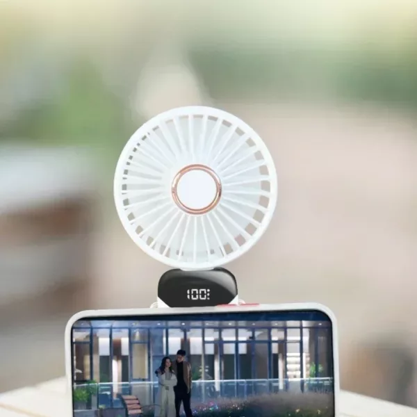 Mini ventilateur usb rechargeable pour avion train – Image 14