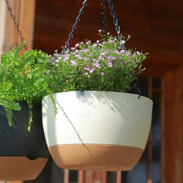 Jardinière suspendue balcon sans perçage – Installez vos plantes en un clin d'œil sans outils ni trous – Image 6