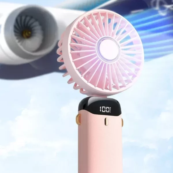 Mini ventilateur usb rechargeable pour avion train – Image 6